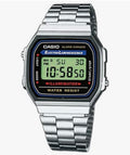 Casio Collection Unisex Adults Watch A168WA, Silver, Bracelet