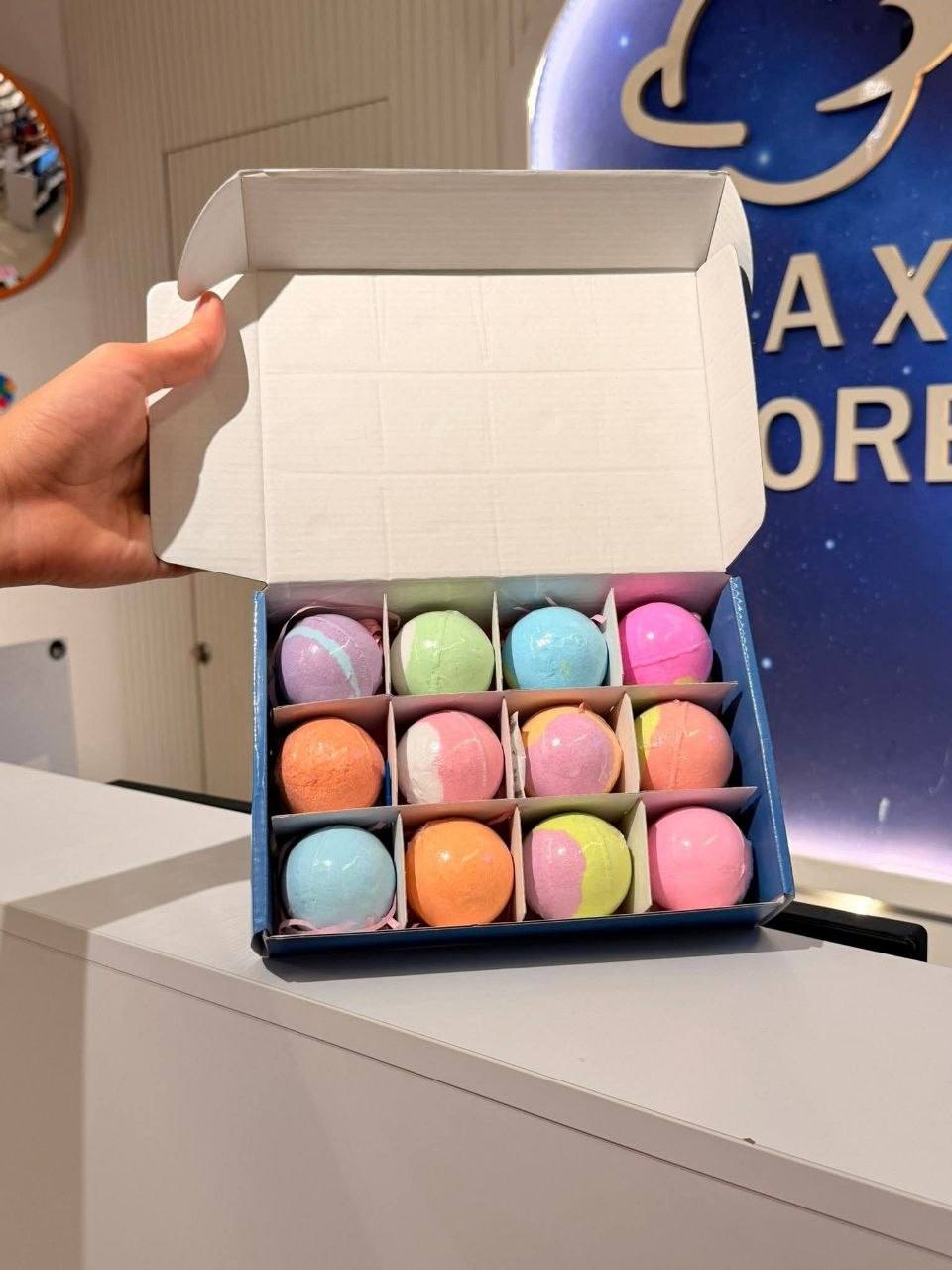 (47.3 egp for a piece) 240 Ocean Bath Bomb Gift Set – Assorted Colorful Bath Bombs